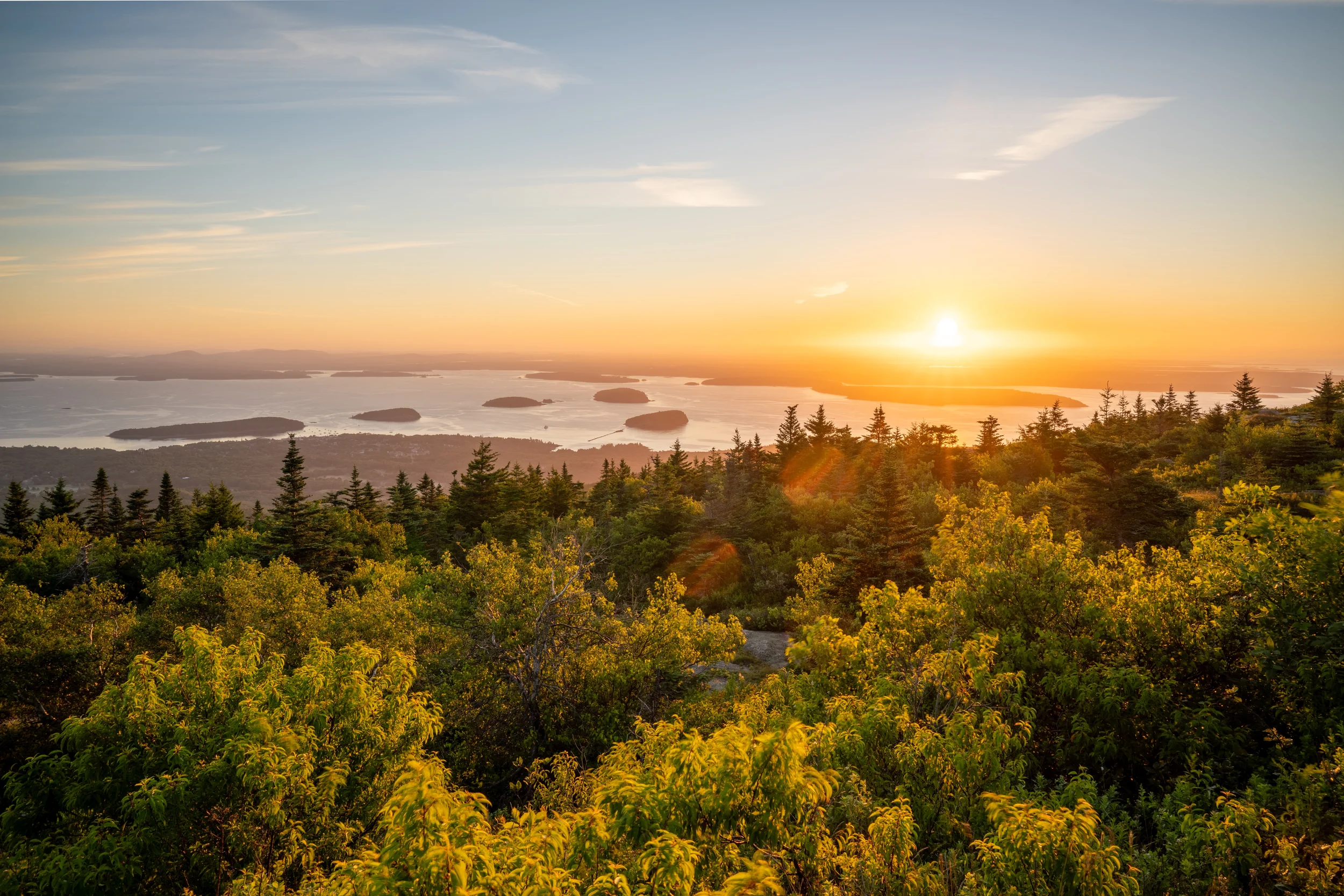 Acadia National Park Cadillac Mountain sunrise